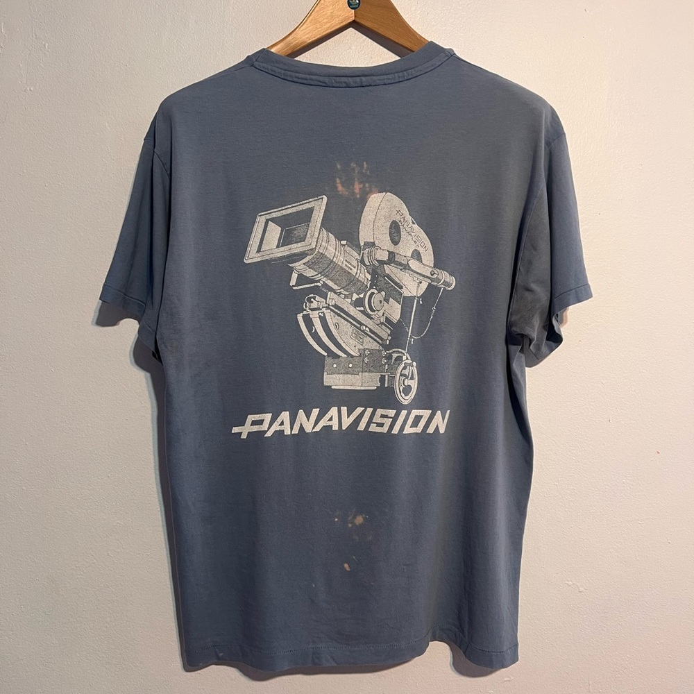 VINTAGE PANAVISION MOTION PICTURE CAMERA COMPANY T-SHIRT SZ M HOLLYWOOD 90s Y2K